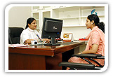 Treatment discussion room